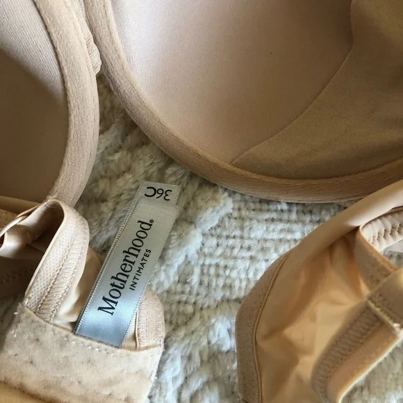 MOTHERHOOD INTIMATES TAN NURSING BRA SIZE 36 C NWT - Picture 6 of 8